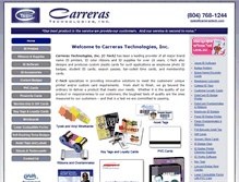 Tablet Screenshot of carrerastech.com